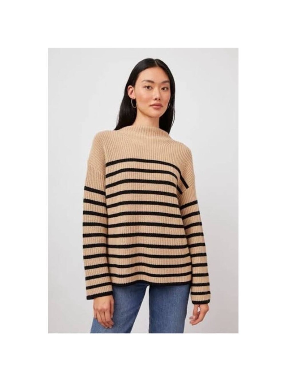 RAILS Claudia Striped Sweater Small